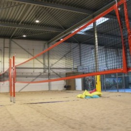 Beach Volleybalpalen Prof. 100x100, Geel, excl. grondpot L;2750