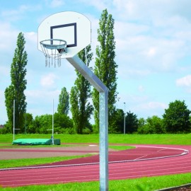 Basketbalpalen Big Duty met rond bord