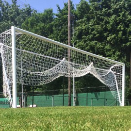 Plaatsing van voetbaldoelen en dug-outs in Steenokkerzeel - afbeelding