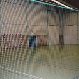 Afschermnet knooploos | 40x2.5m | wit | Maas 45 mm | Draaddikte 2.3 mm