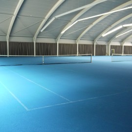 Rubberen indoor terreinen bij TC De Krekel - afbeelding