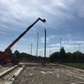 Aanleg padelcourts in Maaseik - afbeelding