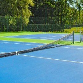 Aanleg van hardcourt tennisbanen bij Tennis Vlaanderen - afbeelding