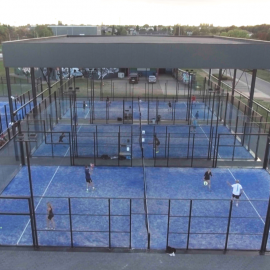 Aanleg padelcourts in Maaseik - afbeelding