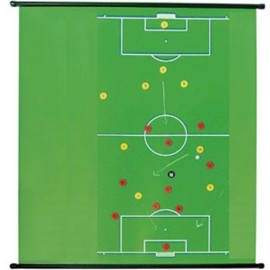 Tacktiekbord voetbal, 100x74 cm