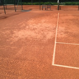 Renovatie van allweather courts bij TC Forest Hills - afbeelding