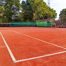 Renovatie bestaande gravelcourts bij TC Basveld - afbeelding