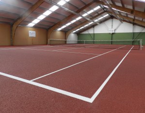 Rubberen Techtenn tenniscourts bij Apollo 10