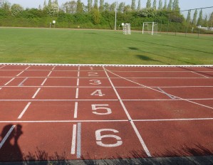 Atletiekpiste renovatie in Laakdal